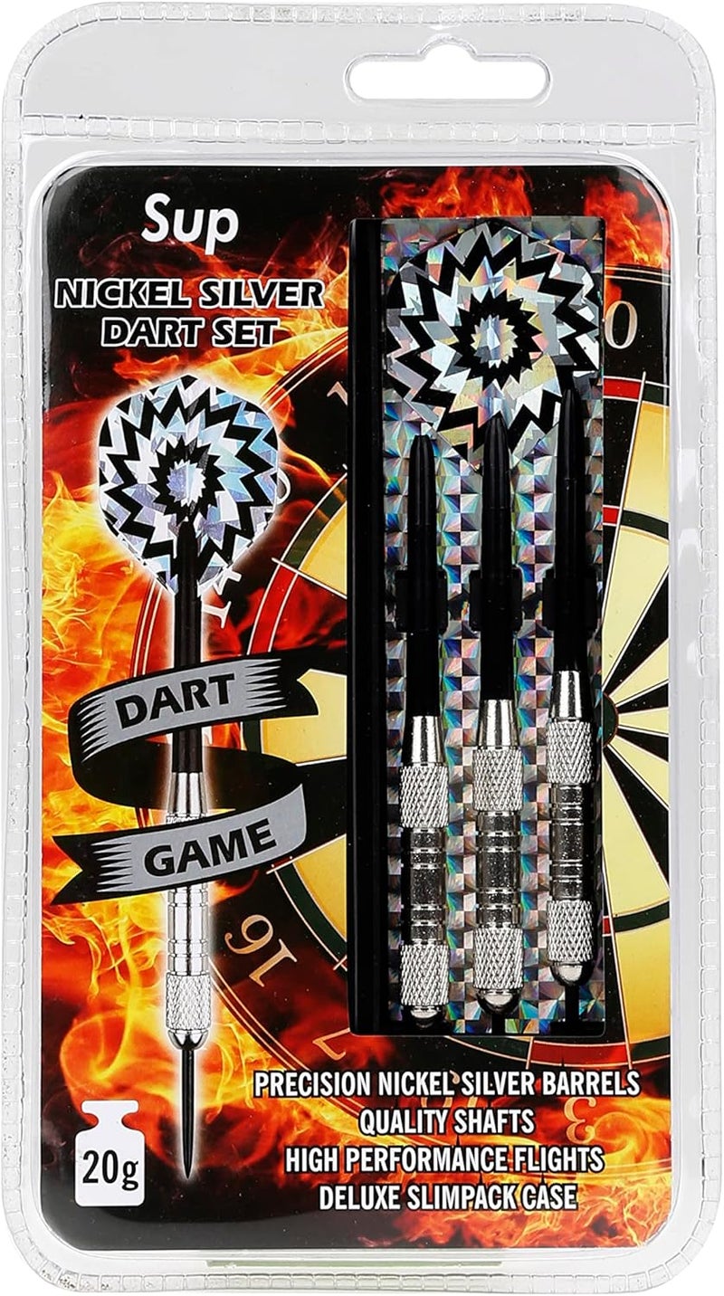 PolarB Supreme SUP Nickel Painted Steel Darts With Dart Case - 3 Pcs - Image 1